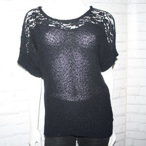 🖤✨ Sheer Black Blouse · Jennifer Lopez · Size XS